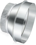 1 Pcs 7 Inch to 6 Inch Duct Reducer Increaser | Galvanized Steel Air Duct by Otoolling