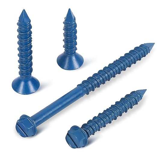1/4" Hex Head Concrete Screws Anchor Kit, Brick or Stucco - Image 3