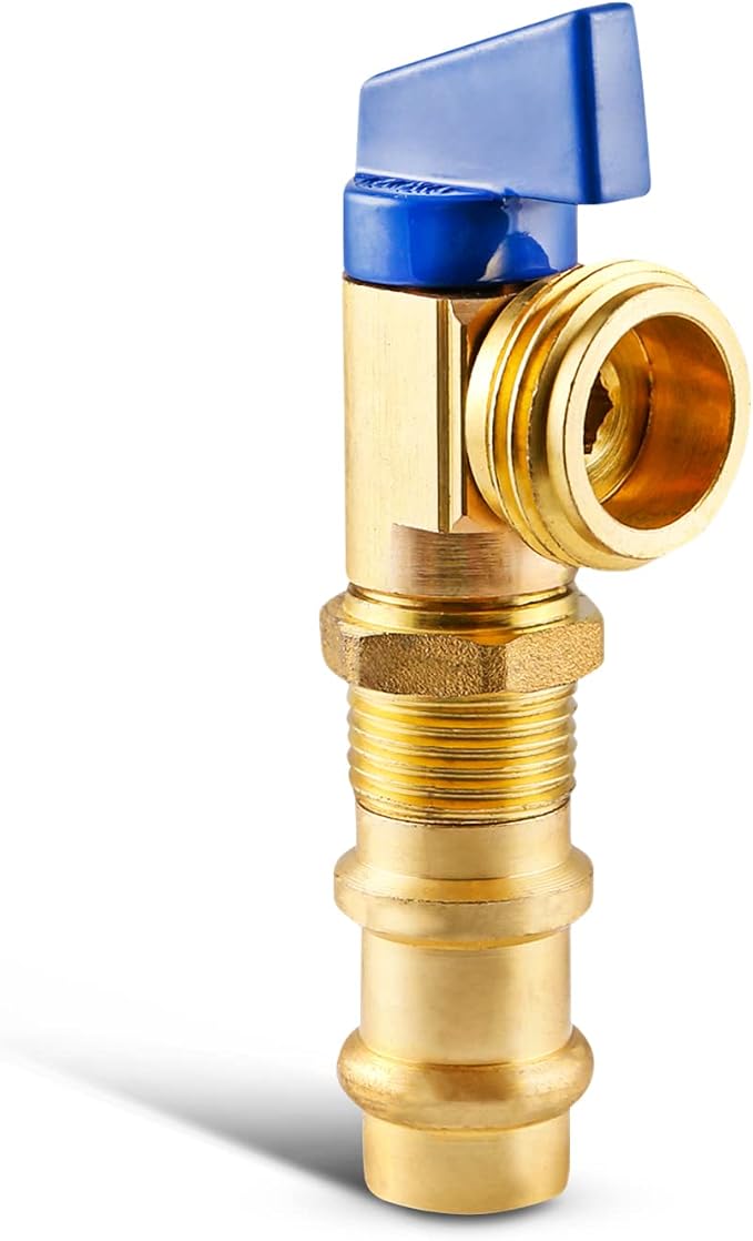 Highcraft 541S Washing Machine Replacement Valve 1/2’’ Press Inlet x 3/4’’ MHT by Highcraft