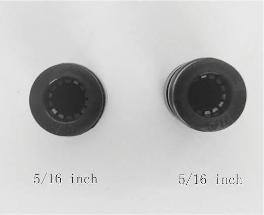 5/16" OD x 5/16" OD Pneumatic quick Connector Push to Connect fittings Straight - Image 2