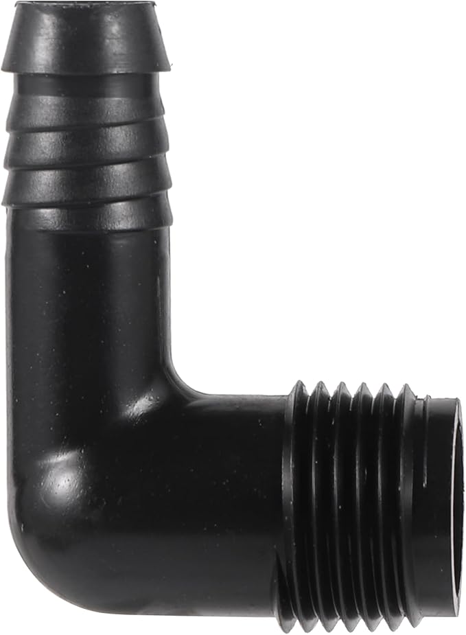 10pc Drip Irrigation Adapter 1/2"X1/2" 90-Degree Elbow NPT Male Pipe Fitting | - Image 4