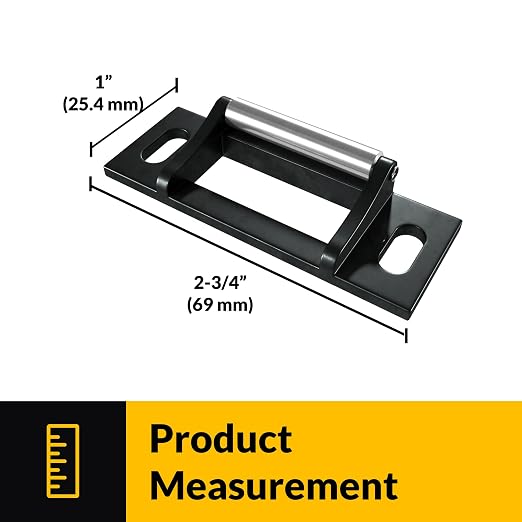 Brixwell Surface Roller Strike, Metal Material, 2-3/4" Length, Door Latch - Image 2