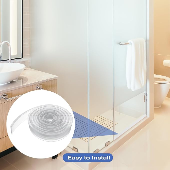 Framed Shower Door Bottom Seal Shower Bottom Waterproof Rubber Sweep Trim | 118 - Image 4