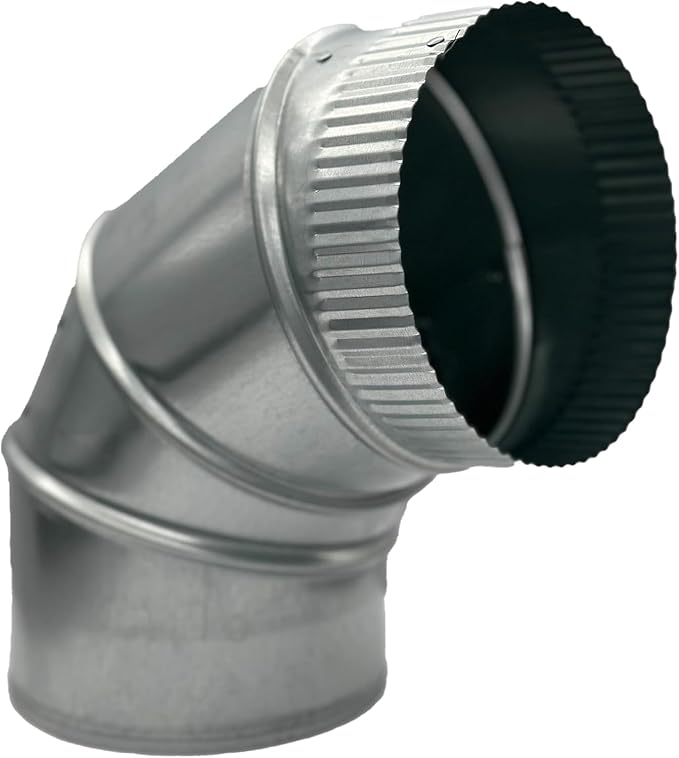4" Adjustable Duct Elbow 90 Degree HVAC by Unknown
