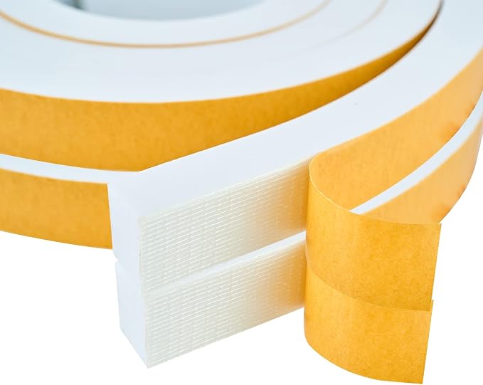 High Density Foam Weather Stripping Door Seal Strip Insulation Tape Roll by DualplexTalvania