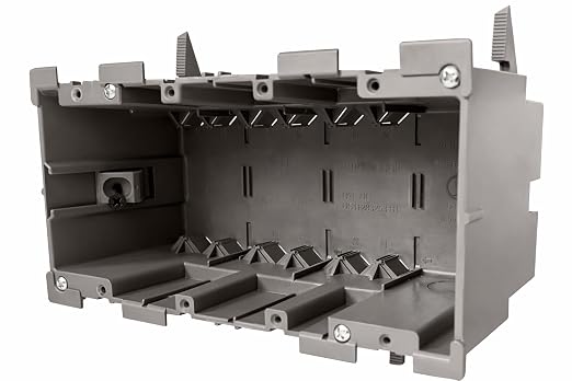 SmarToggle Four Gang Retrofit Wall Box – Old Work Electrical Box by Morris