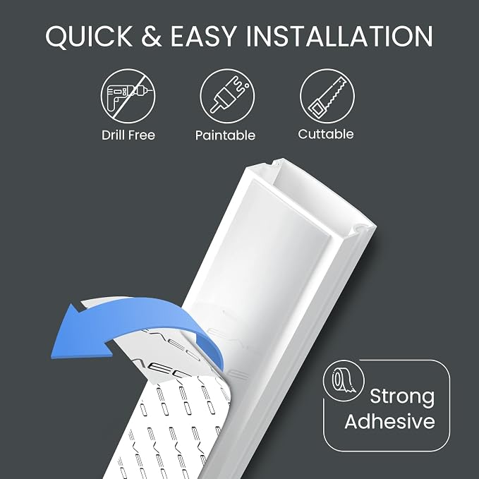 EVEO Cable Hider Wall 306” - Image 2