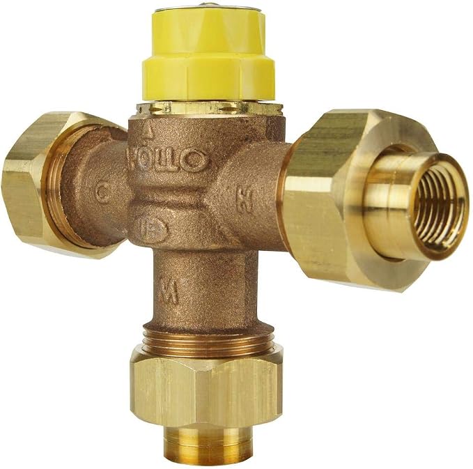 1/2 in. Lead Free Bronze Threaded Thermostatic Mixing Valve - Image 2