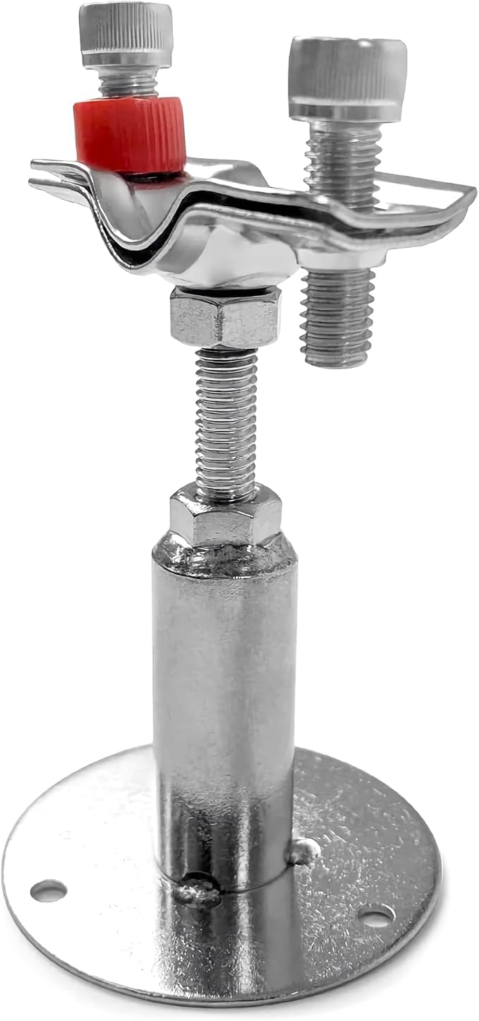 QWORK Adjustable Stainless Steel Pipe Support Bracket Kit - Image 3