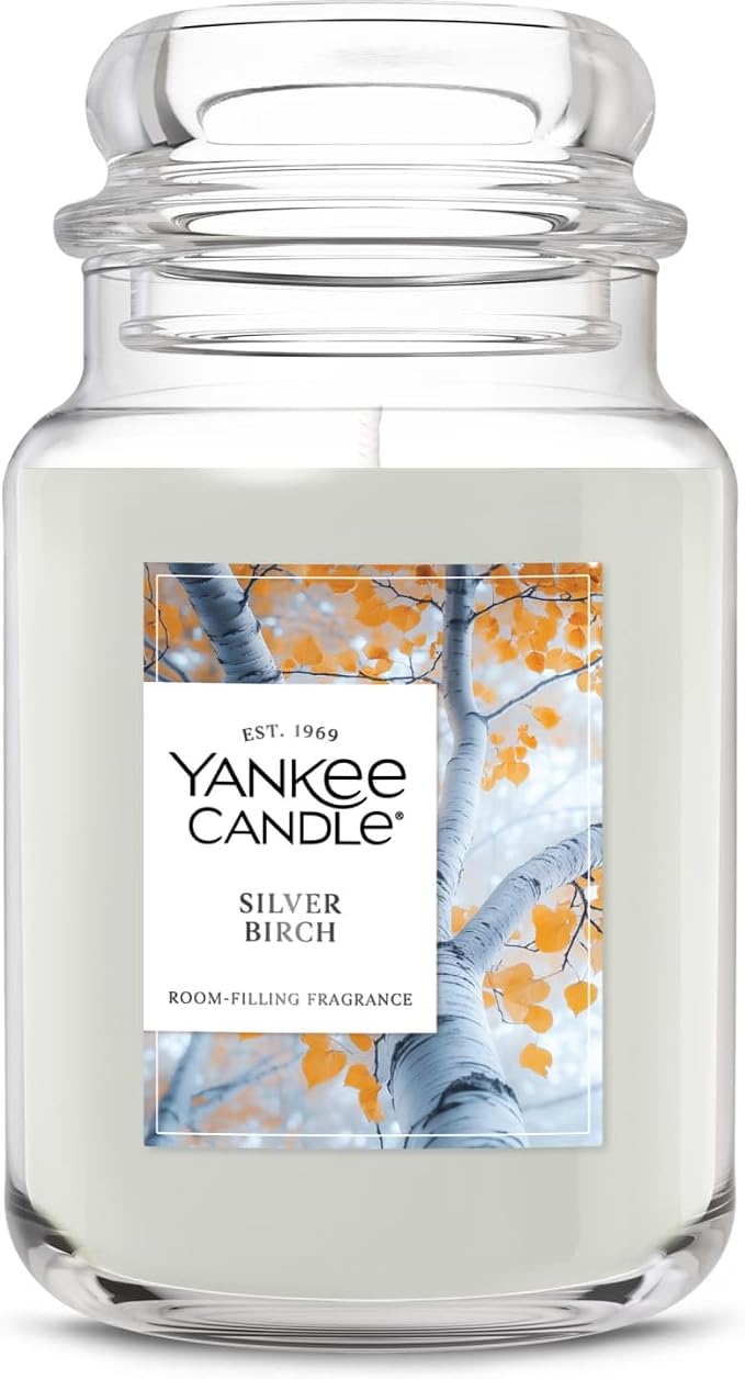 Yankee Candle Silver Birch, Holiday Scented Candle, 22oz Large Jar by Unknown