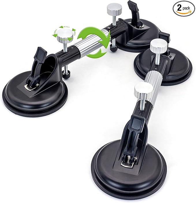 2PCS Granite Seam Setter, 6 Inch Countertop Seam Leveling Tool | Adjustable by OKVEQUIPHOTSALE