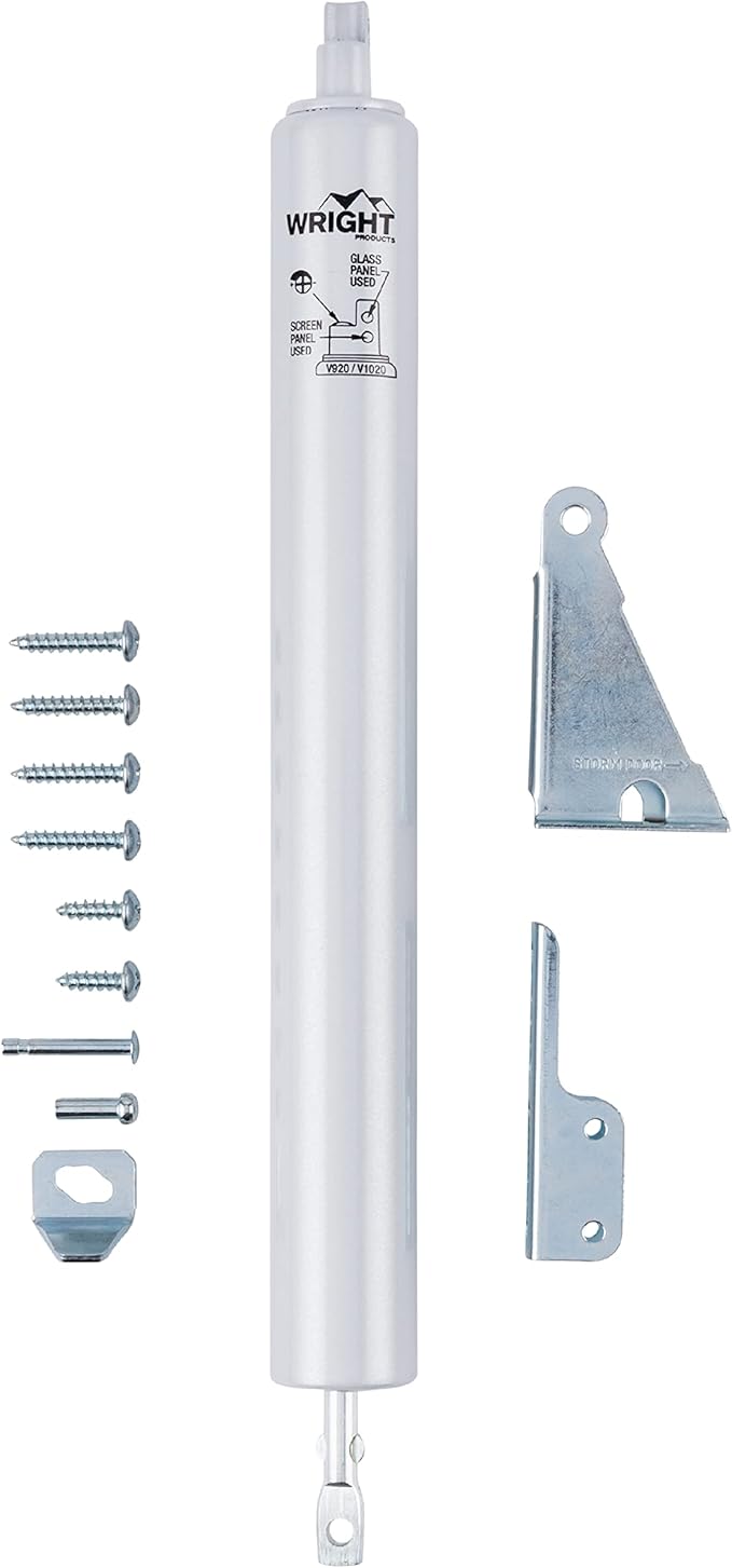 Wright Products Standard Duty Pneumatic Screen & Storm Door Closer – Adjustable by WrightProducts