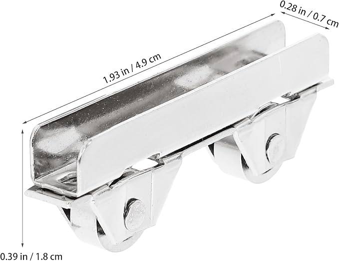 Angoily 10Pcs Mini Stainless Steel Showcase Window Roller - Image 2
