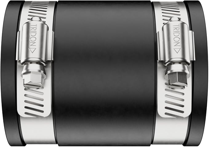Fernco 1056-22 Flexible Pipe Coupling 2” CI/Plastic/Steel to 2” CI/Plastic/Steel - Image 2