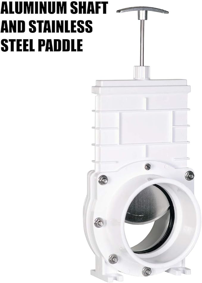 Valterra 4" PVC Gate Valve, slip/hub fittings - Image 3