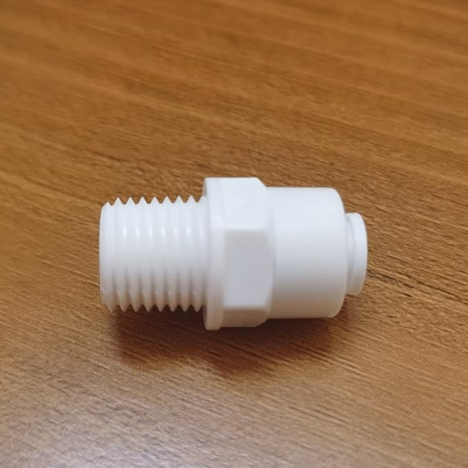 Malida Push to Connect 1/4 Male Connector 1/4 RO Tube Fitting, 10 Pack | Food - Image 5
