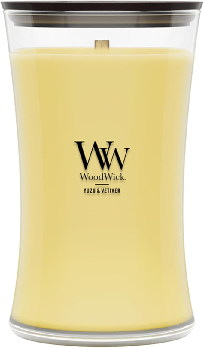 Woodwick Yuzu & Vetiver Large Hourglass Candle by WoodWick