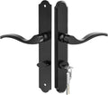 Storm Door Handle Complete Set, Mortise Keyed Lever Mount Latch withDeadbolt | by ORBIVOLTA