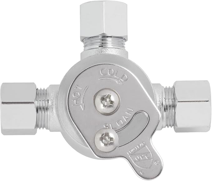 Sloan MIX-60-A Below Deck Manual Mixing Valve by Sloan