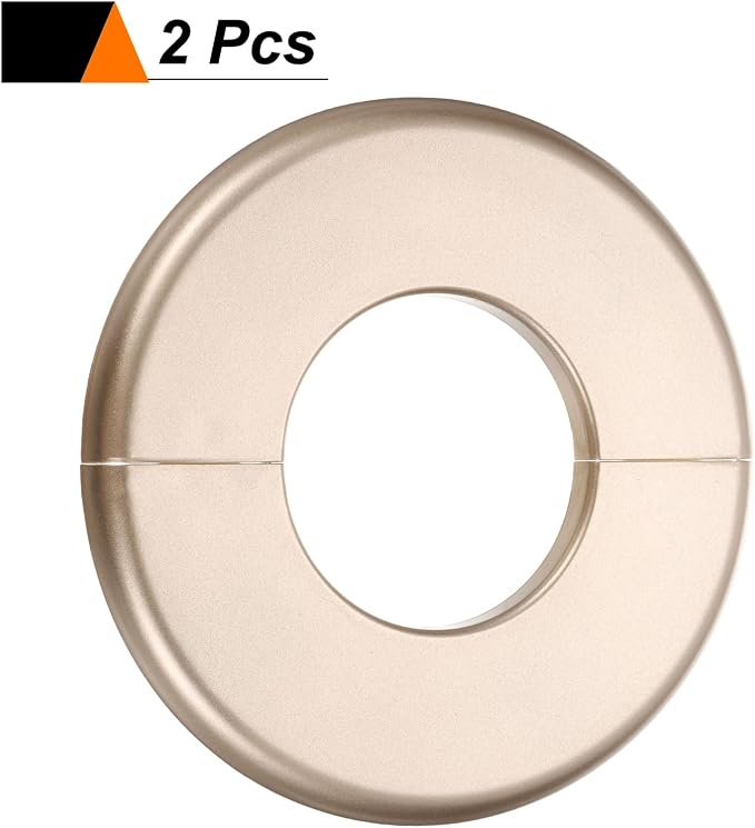 HARFINGTON 2pcs Wall Split Flange 51mm/2" Self-Adhesive Plumbing Cover Plates - Image 3