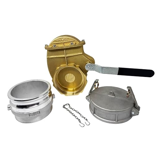 6" Brass Lever Gate Valve and Fitting Combo Kit - Image 3