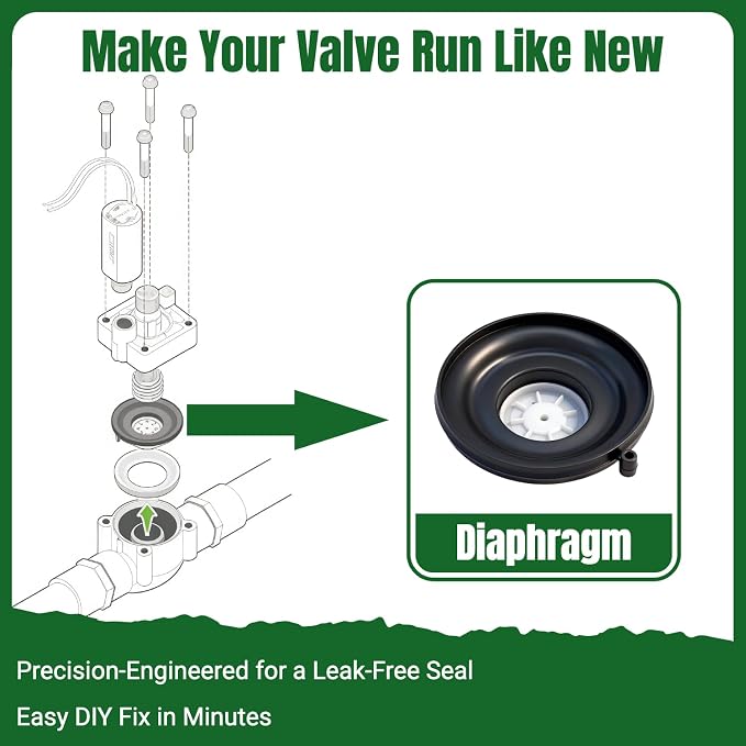Replacement Diaphragm for Hunter 3/4" & 1" PGV, ASV Valves, Double-Beaded Seal - Image 4