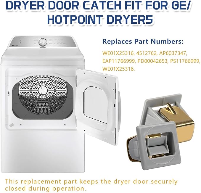 WE01X25316 Dryer Door Latch fit - Image 3