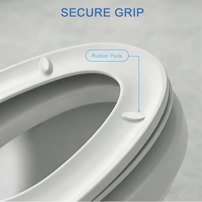 Elongated Toilet Seat Soft Close, Bottom Fixing/Top Fixing 2 Mount Way Easy - Image 3