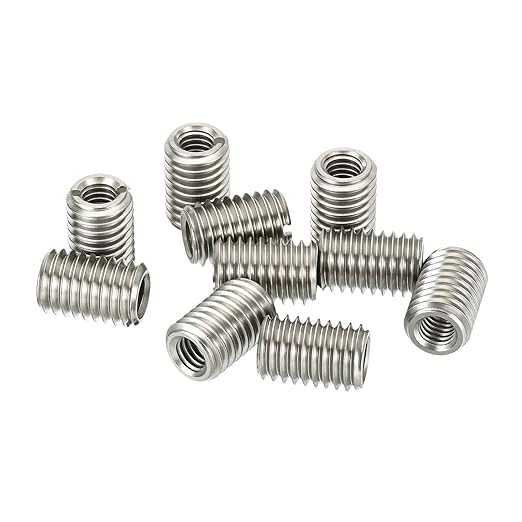 10Pcs Thread Adapter Sleeve Reducing Nut, M8 M to M5 F, 15mm Length | M8 x 1.25 by HIPICCO