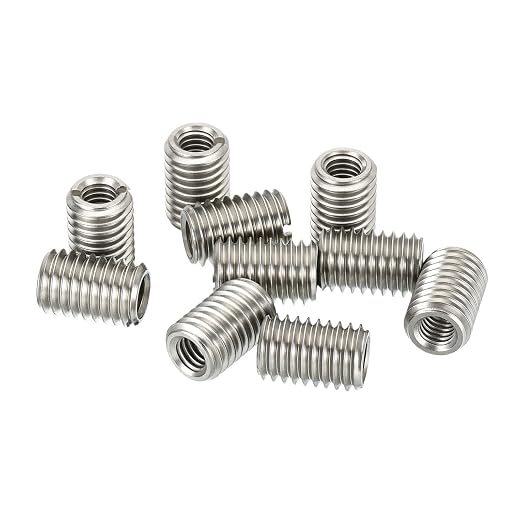 10Pcs Thread Adapter Sleeve Reducing Nut, M8 M to M4 F, 15mm Length | M8 x 1.25 by HIPICCO