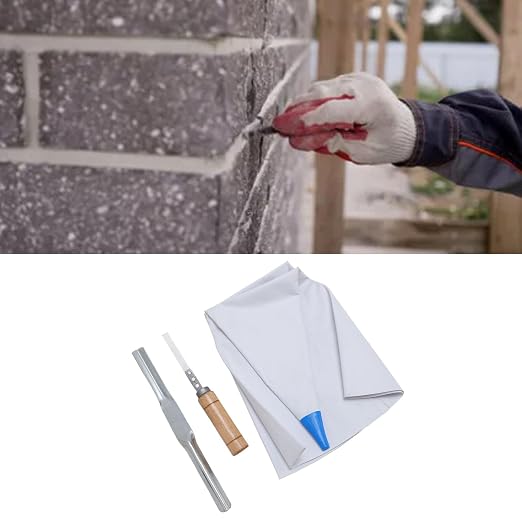 3Pcs Tile Grout Masonry Mortar Bag, Tile Repair Bag Brick Jointer Tuck Pointer - Image 2