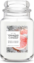 Yankee Candle White Spruce & Grapefruit Scented Candle, 22oz Large Jar by Unknown
