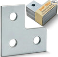 10 Pack Strut Channel Flat Plate Connector, Strut Accessories & Fittings by qurupizu