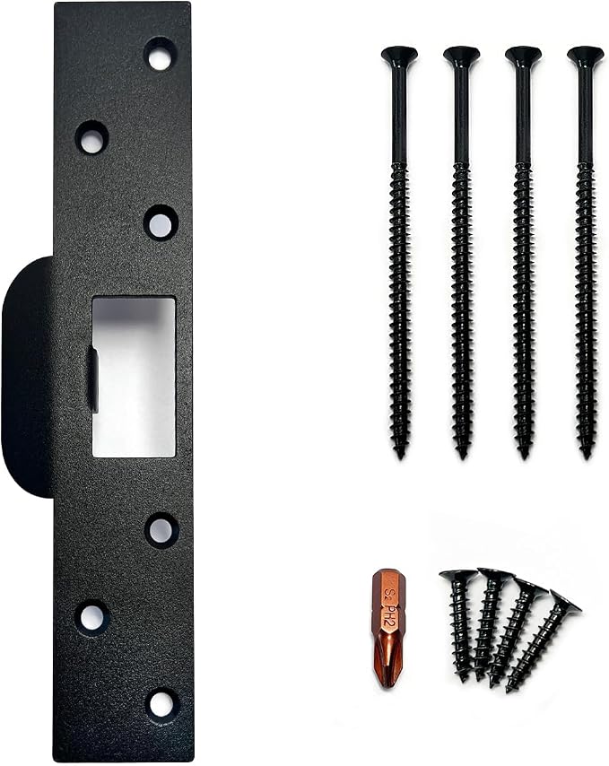 U 9476 Security Latch Strike, Extra Long Door Strike Plate 7", Reinforced by Unknown