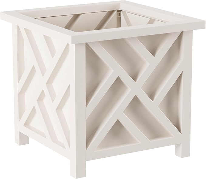 Lattice Design Outdoor Planter Box by PureGarden