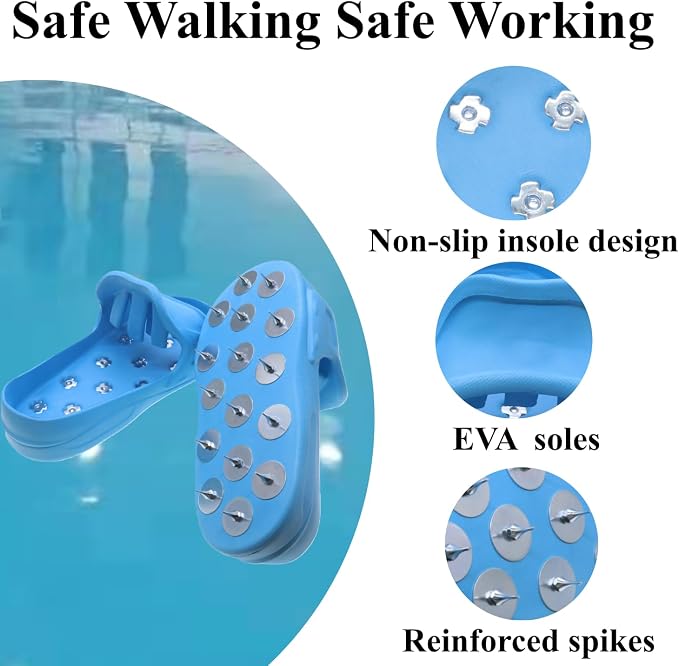 Epoxy Shoes for Epoxy Floor Coatings, Slip-On Anti-Slip Footwear Safe Walking - Image 4