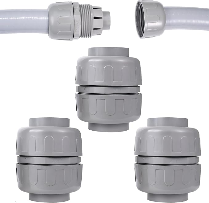 NPT 2 Double Conduit Liquid-Tight Connector Straight | Extend Repair Conduit by Aandxmok