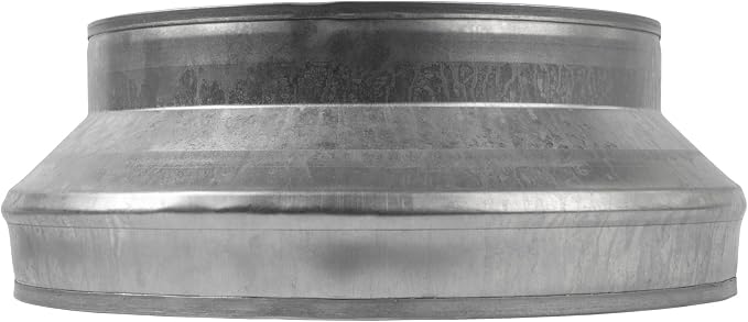 12" to 10" Inch Galvanized Steel Round Duct Reducer - Image 4