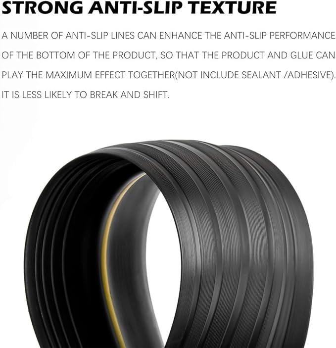 Papillon Garage Door Bottom Seal Strip, Weatherproof EPDM Rubber Threshold - Image 3