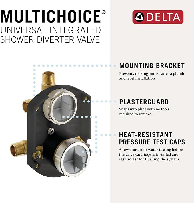 Delta MultiChoice Universal Integrated Diverter Rough - Image 3