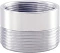 Faucet Adapter, Female 3/4"-27 TPI to Male 55/64"-27 TPI | Chrome Brass Faucet by XNTONG