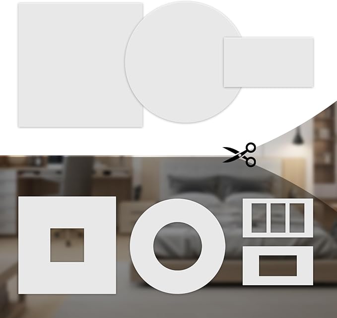 6 Pcs Self-Adhesive Ceiling Cover Plate Wall Outlet Hole Stickers | 5x3 in - Image 4