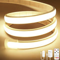 Lamomo COB LED Strip Lights, 9.84Ft Natural White Dimmable Self-Adhesive Led by Lamomo