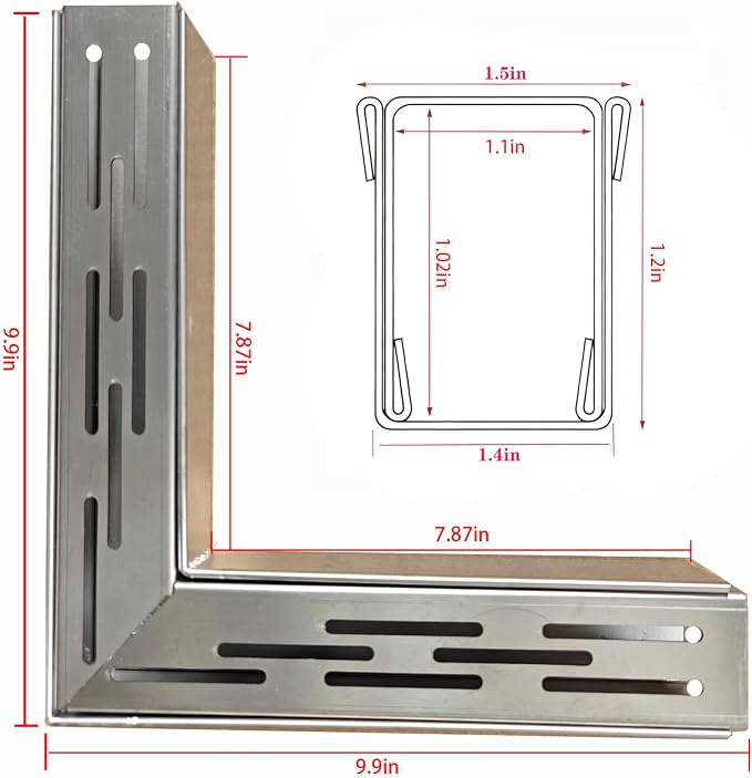 304 Stainless Steel Trench Drain Kit, Narrow Channel Drain - Image 2