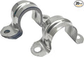 3/4inch Two Hole Strap U Bracket Stainless Steel Tube Strap Tension Clip by ZLYY