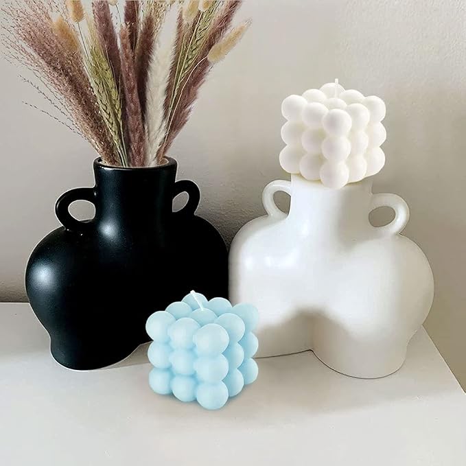Blue Bubble Candle 2PCS - Image 4