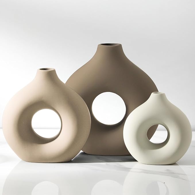 Vanselia Ceramic Vase Home Table Decor by VanseliaHome