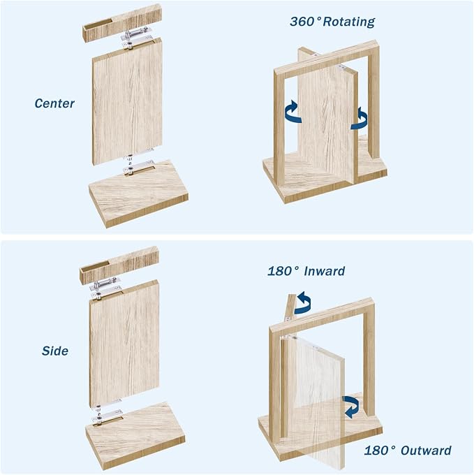 2 Pack | Heavy Duty Pivot Hinge - Image 5