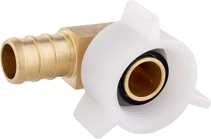 EFIELD 3/4" Pex x 3/4" Female NPT Swivel Elbow | Brass Barb Crimp Fittings - Image 7