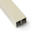 Top Double Channel Track for Bypass & French Sliding Screen Doors, Aluminum | by MetroScreenworks